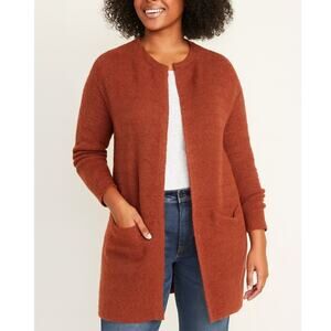 Old Navy Relaxed Cardi-Coat Cardigan Sweater Golden Alder